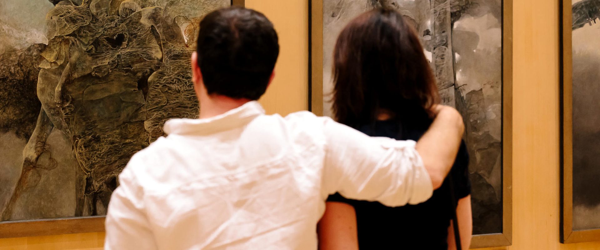 Wystawa prac Zdzisława Beksińskiego w Gdańsku.