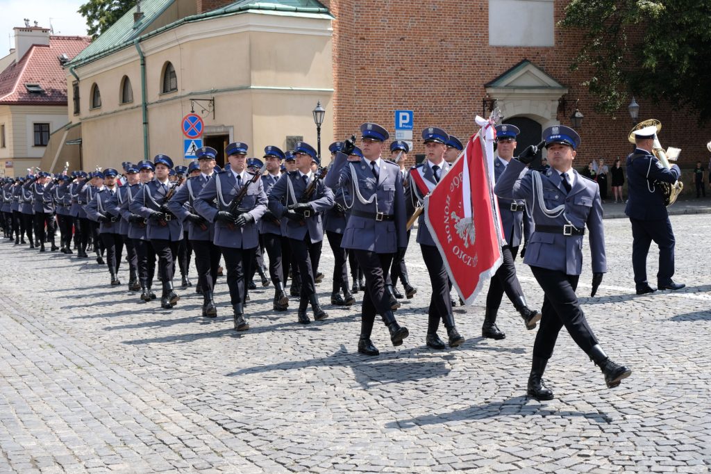 Wojewódzkie święto policji w Rzeszowie. Zdjęcie z 2022 roku