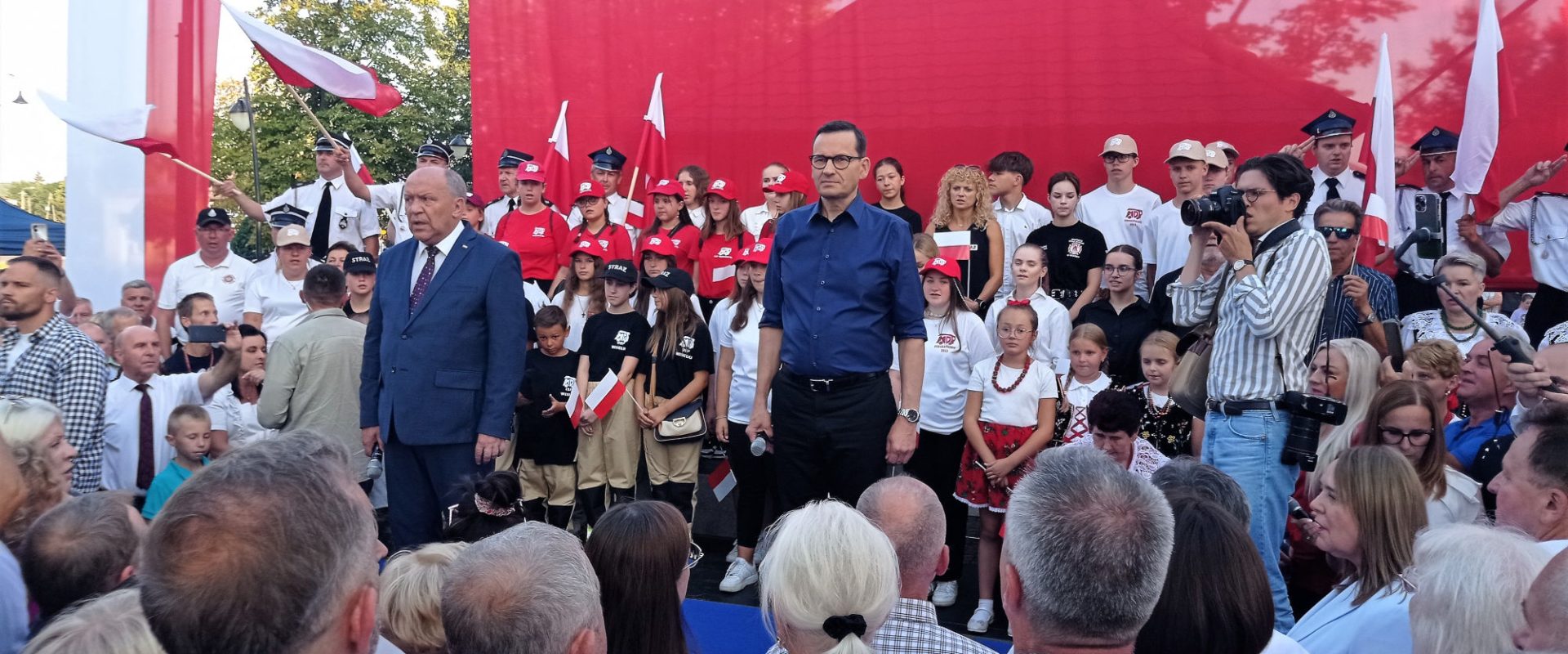 Mateusz Morawiecki na wiecu w Kolbuszowej