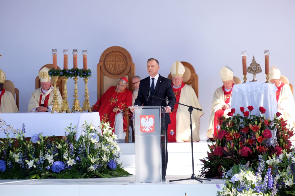 Prezydent Andrzej Duda na beatyfikacji Ulmów