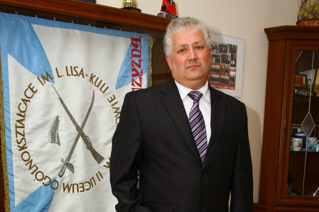 Andrzej Szymanek,dyrektor II Liceum Ogólnokształcącego w Rzeszowie