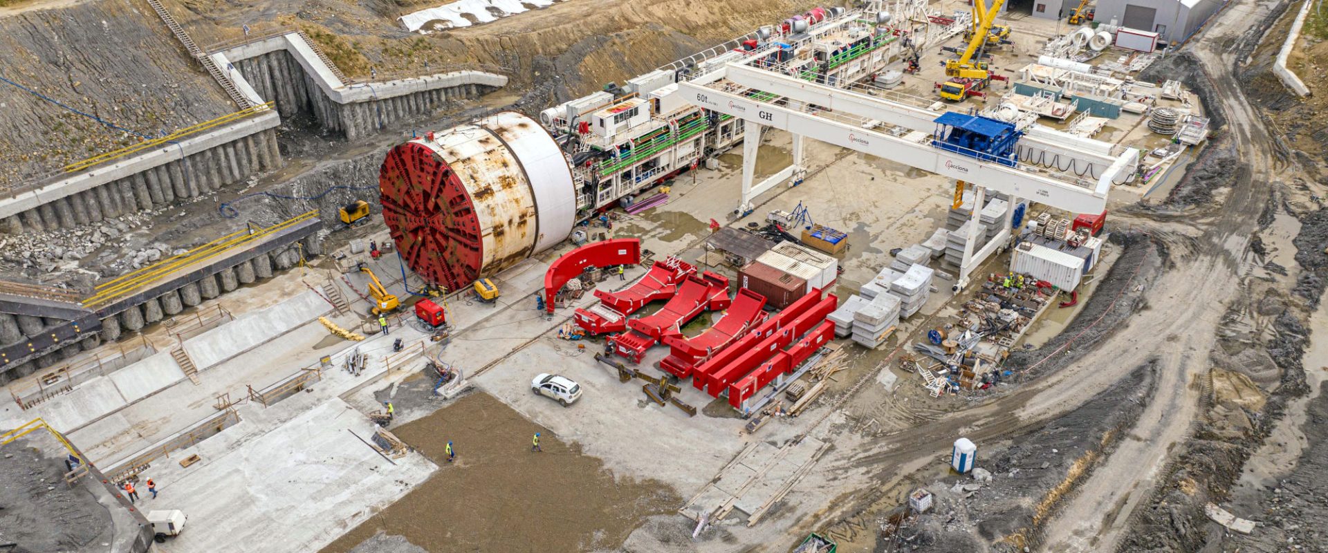 Karpatka - maszyna do drążenia tunelu w Babicy