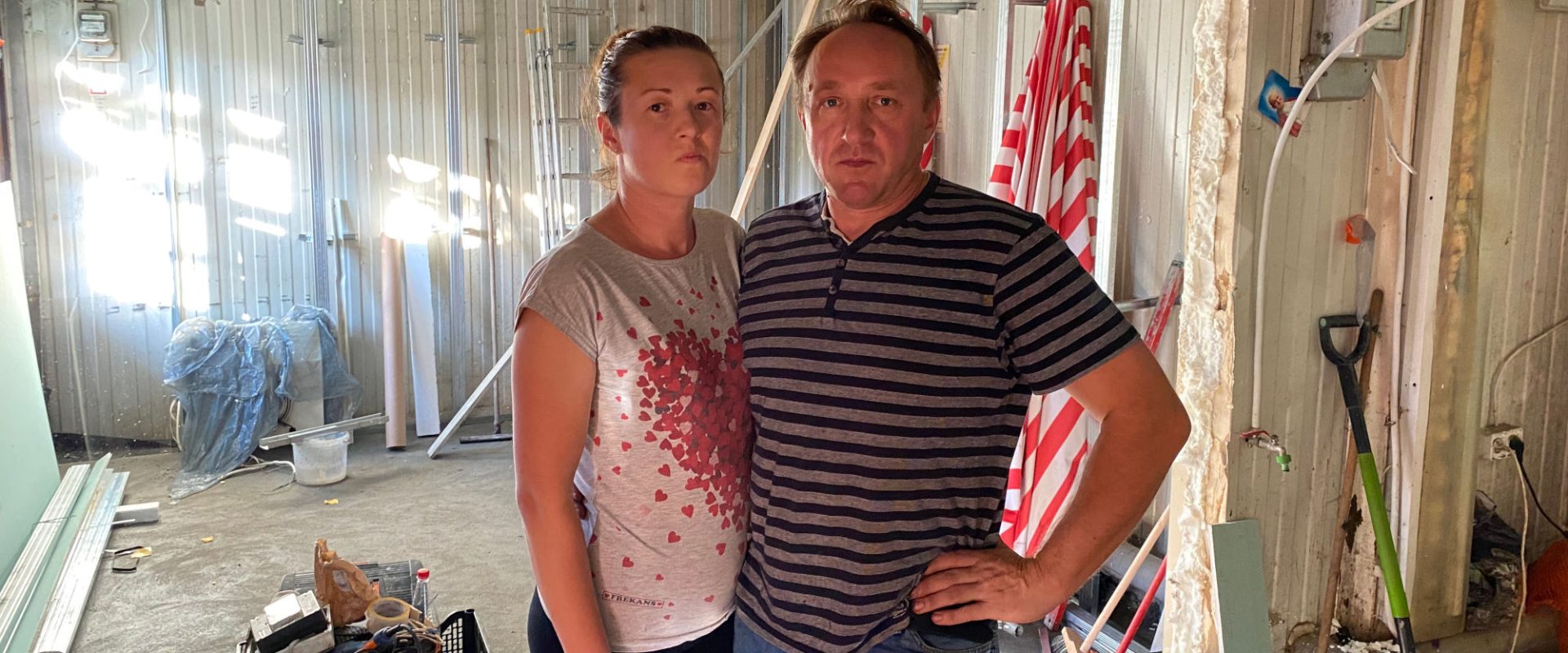 Agnieszka i Antoni, małżeństwo, które sprzedaje warzywa i owoce na placu Balcerowicza w Rzeszowie