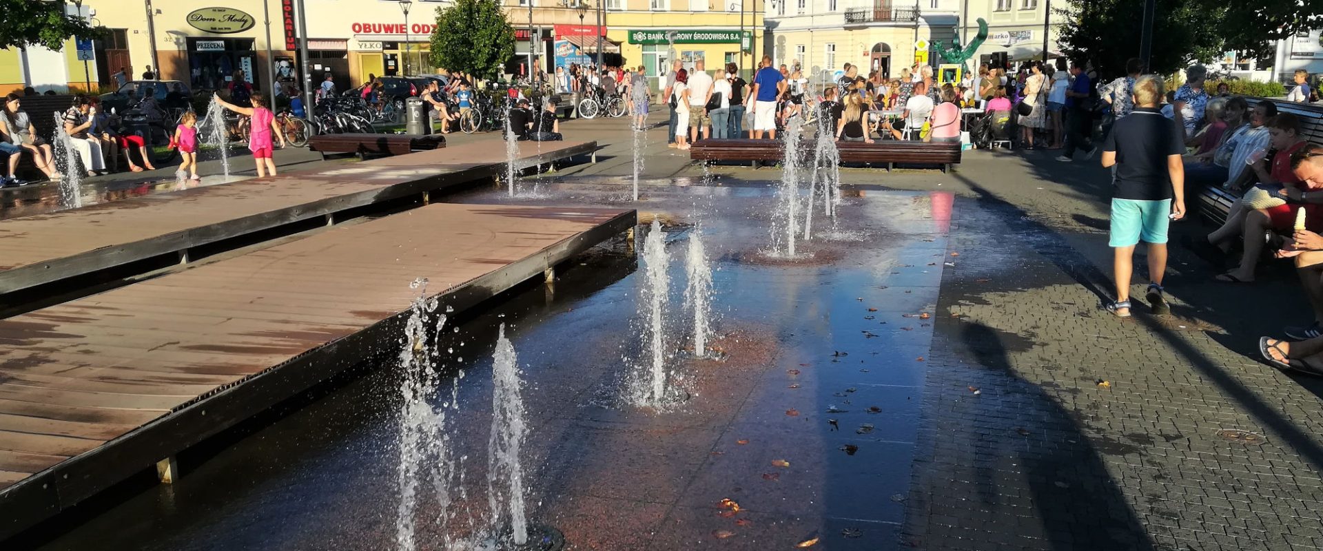 Fontanna na Rynku w Mielcu