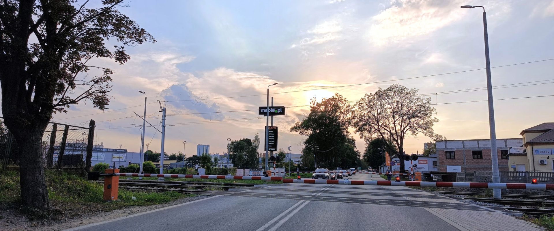 Przejazd kolejowy na ulicy Langiewicza w Rzeszowie