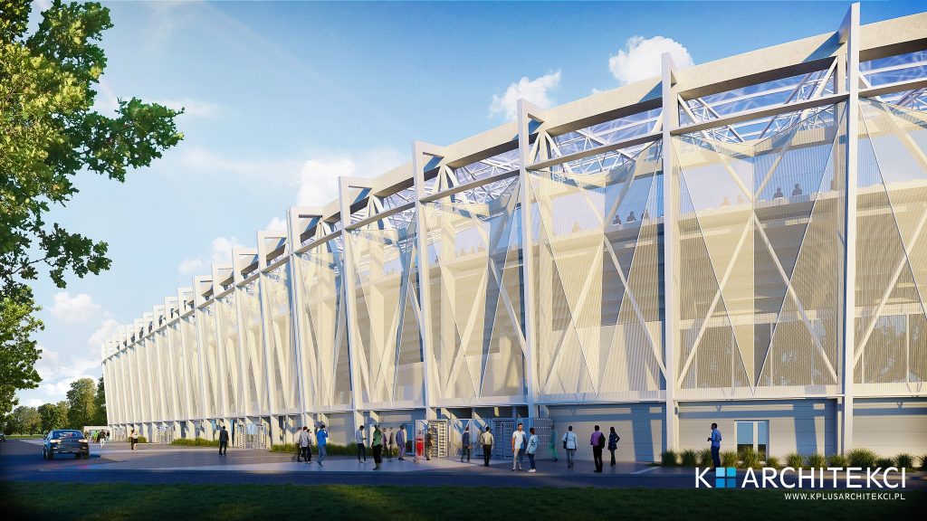 Wizualizacja nowego stadionu lekkoatletycznego w Rzeszowie