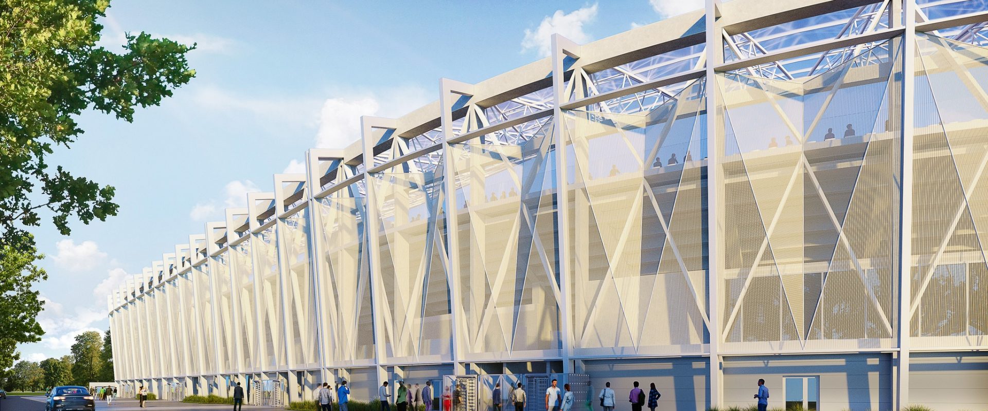 Wizualizacja nowego stadionu lekkoatletycznego w Rzeszowie
