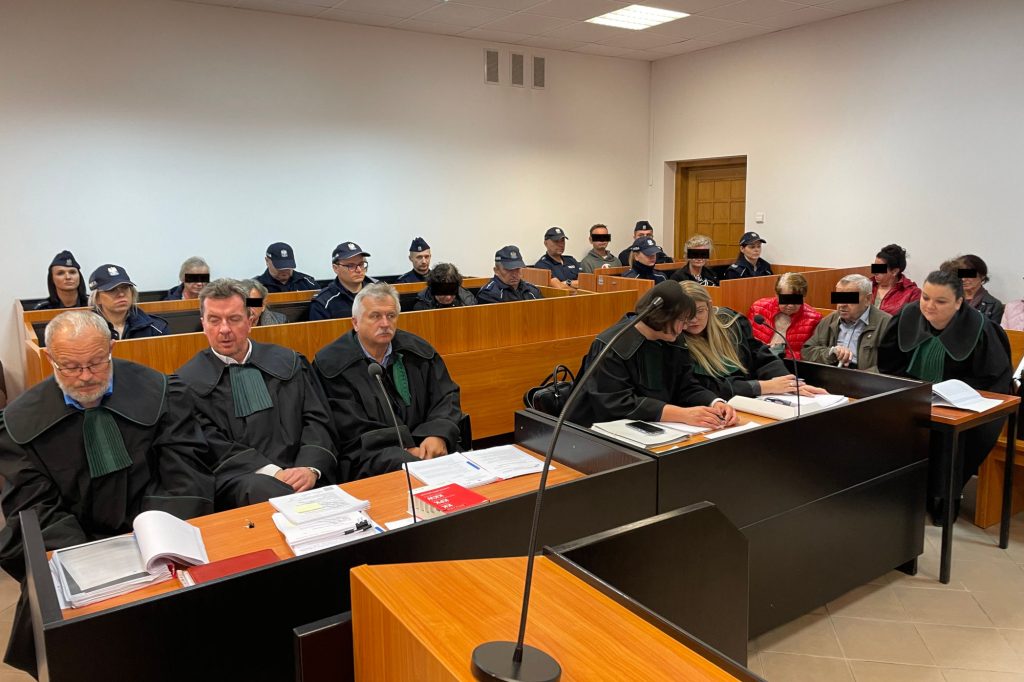 Rozprawa przed tarnobrzeskim sądem w sprawie afery w banku w Grębowie