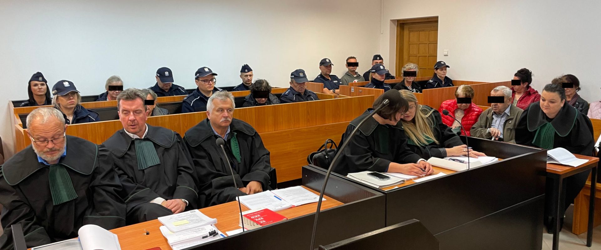 Rozprawa przed tarnobrzeskim sądem w sprawie afery w banku w Grębowie