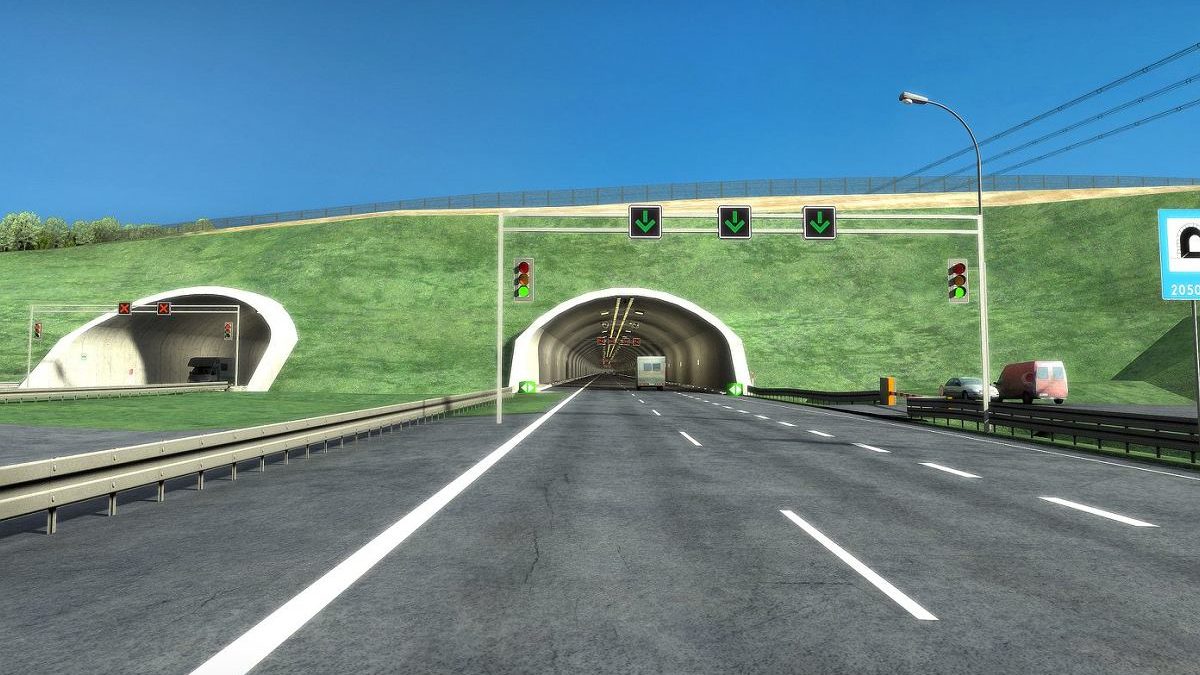 Tak będzie wyglądał tunel w Babicy - wizualizacja GDDKiA)