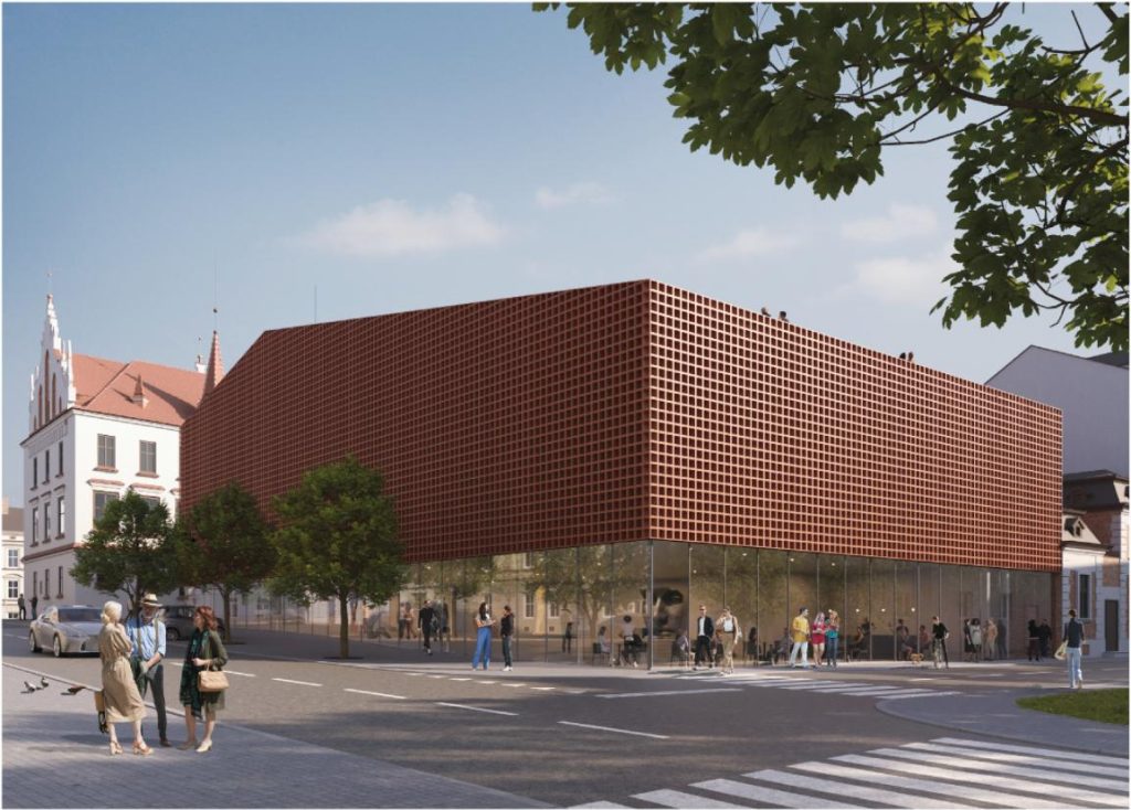 Wyróżniona praca zgłoszona do konkursu architektonicznego na aulę miejską w Rzeszowie