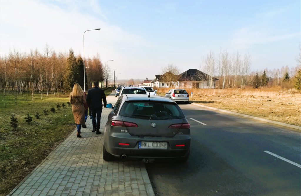 Ul. brata Alberta w Kolbuszowej przy której powstanie żłobek i przedszkole