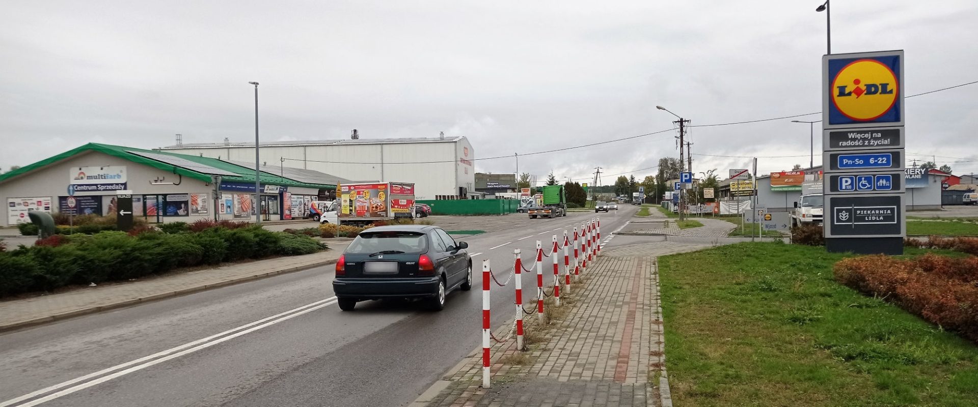 Ulica Towarowa w Kolbuszowej na Podkarpaciu