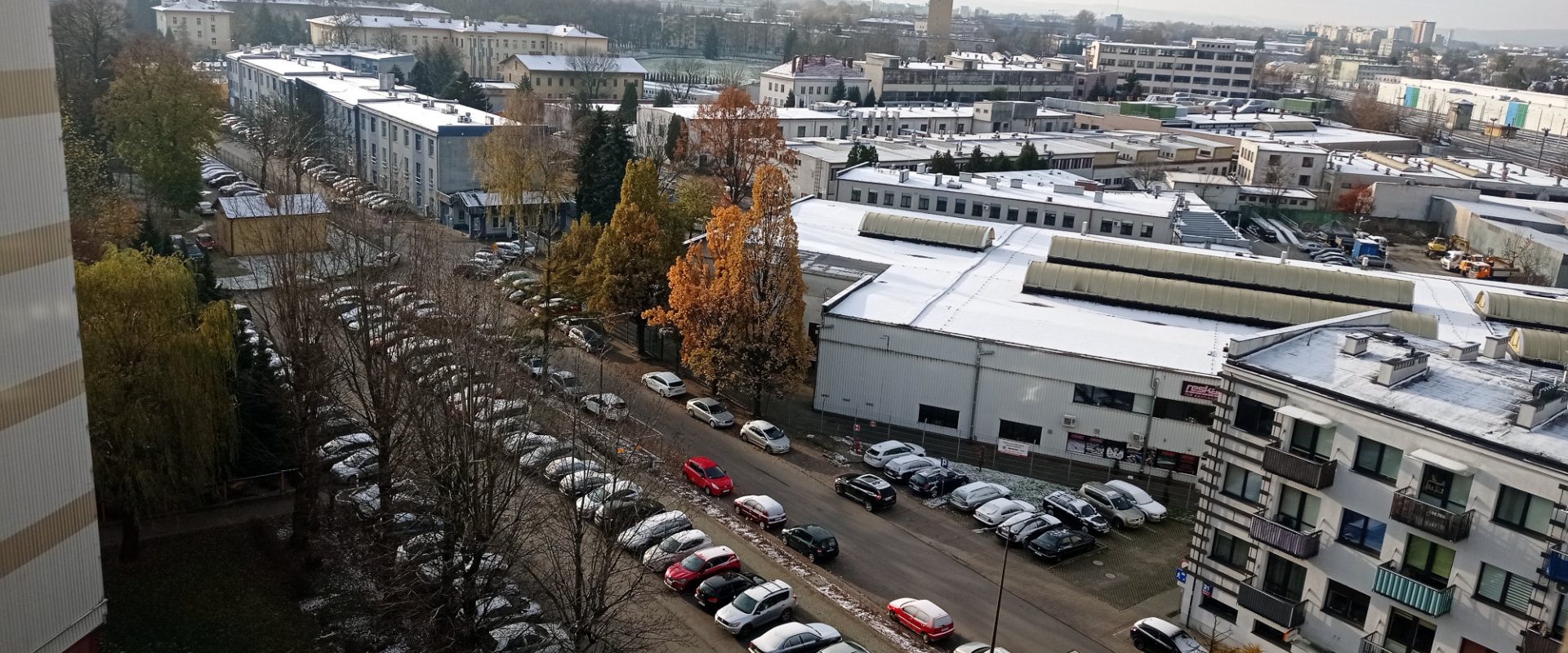 Osiedle Pułaskiego w Rzeszowie, widok z okna wieżowca