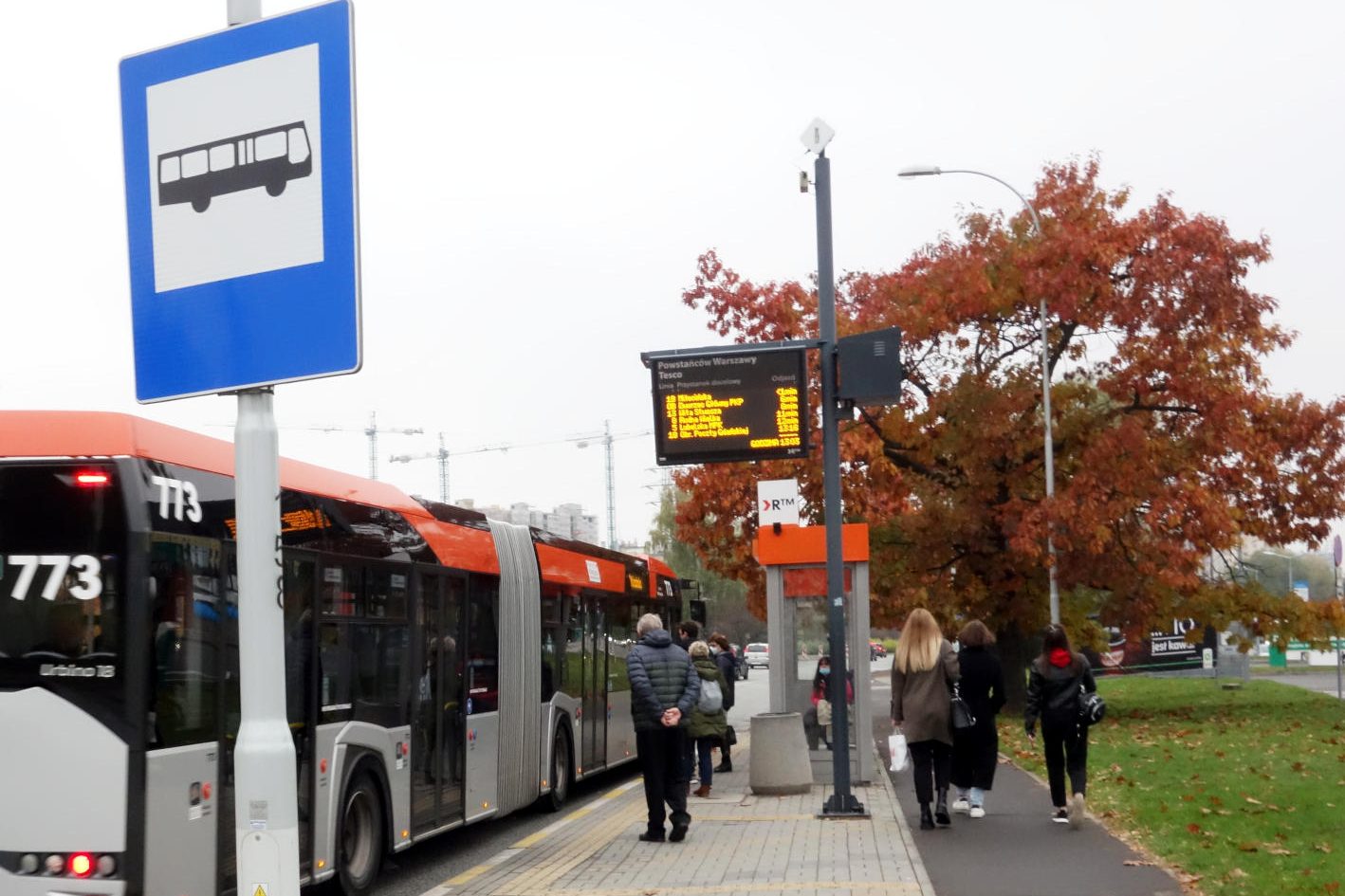 Autobus MPK Rzeszów linii nr 18.