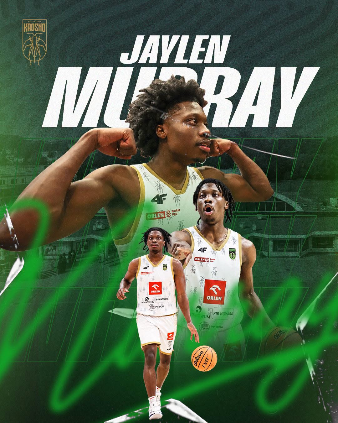 Amerykanin Jaylen Murray nowym rozgrywającym Miasta Szkła