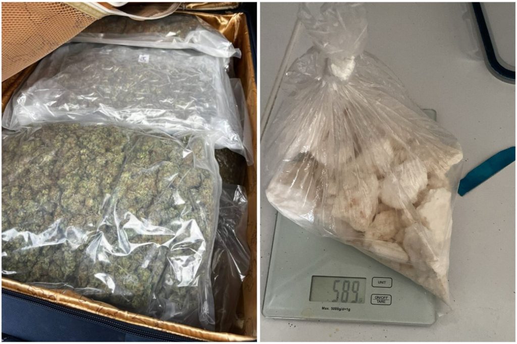Ponad 8 kg marihuany w aucie i 0,5 kg substancji 4-CMC w mieszkaniu. Dwaj mieszkańcy Przemyśla w rękach policji