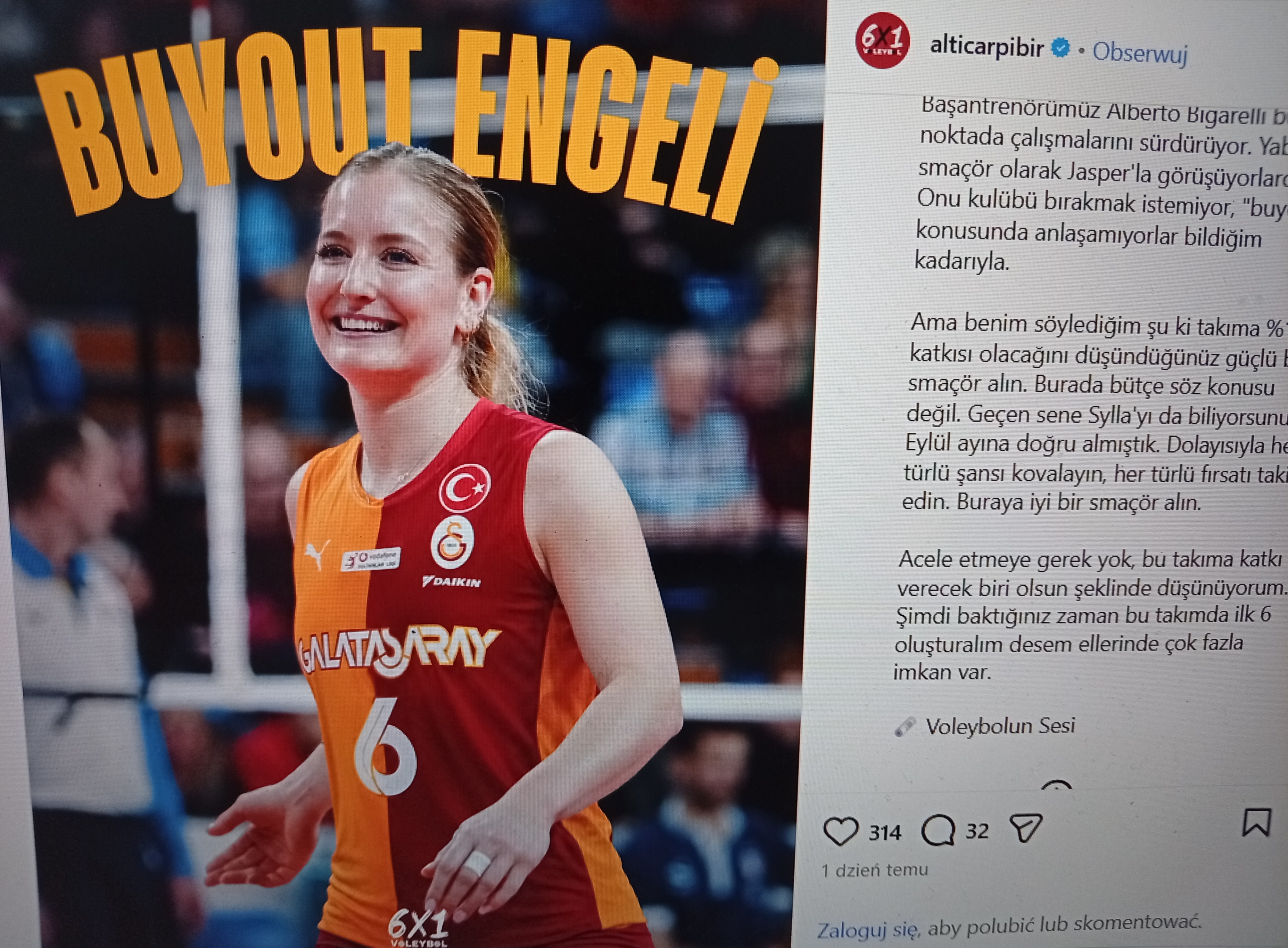 Galatasary Stambuł chciał pozyskać z DevelopResu Marrit Jasper