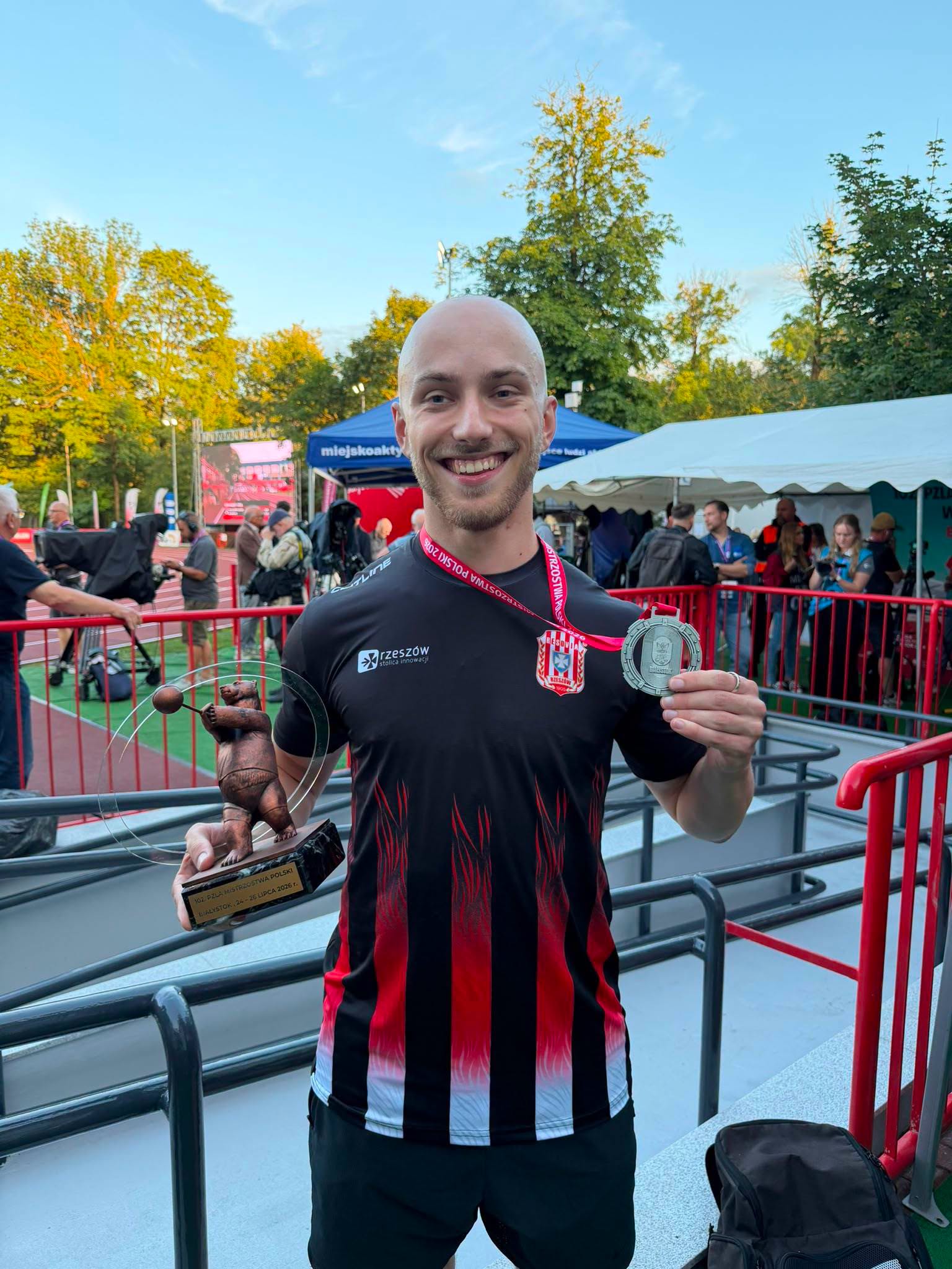 Rafał Rembisz sprinter Resovii wicemistrzem Polski