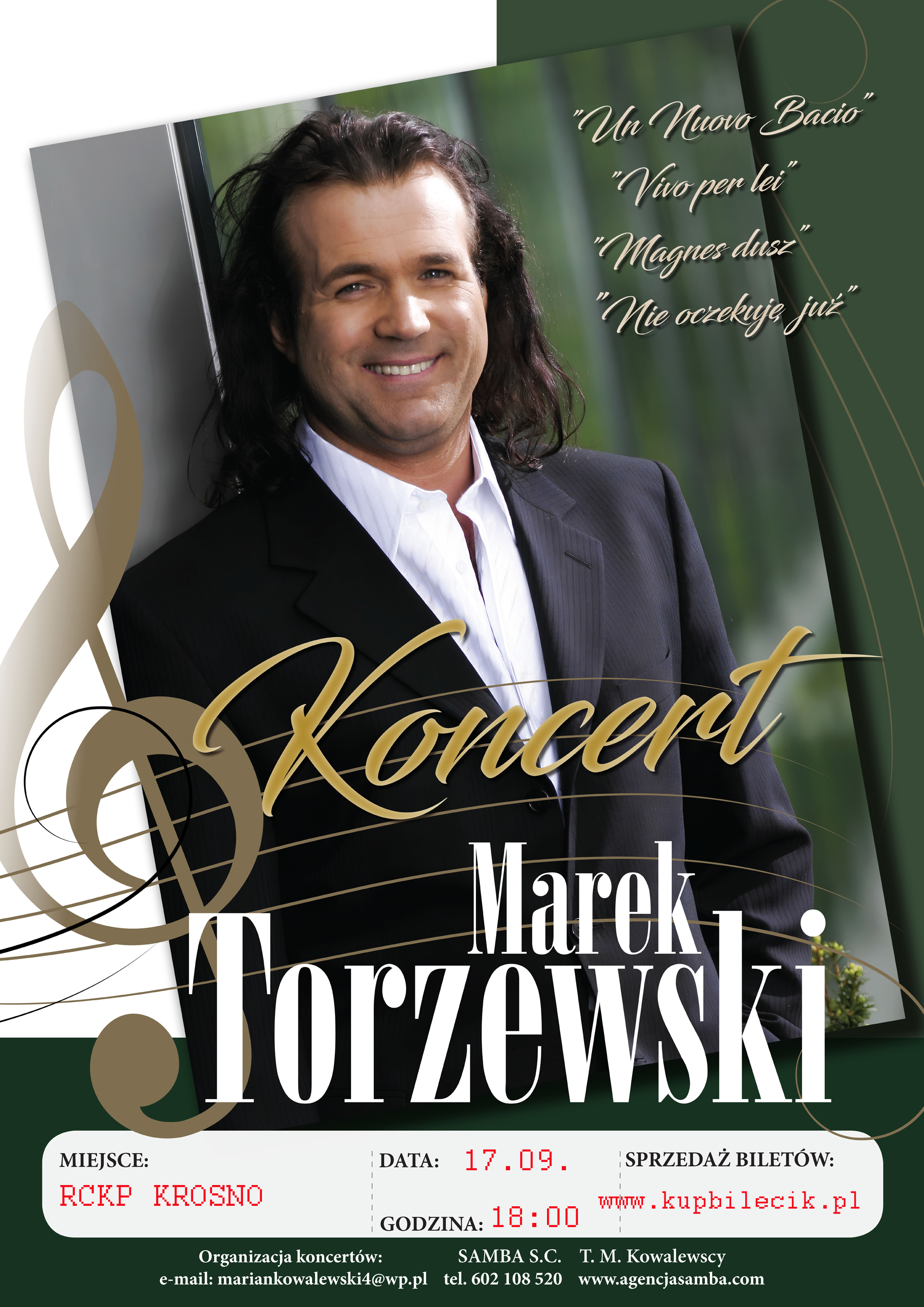 „Do przodu, Polsko”. 17 września Marek Torzewski wystąpi w Krośnie!