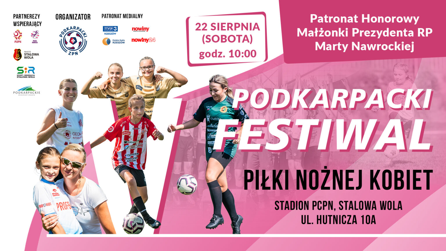 W sobotę Podkarpacki Festiwal Piłki Nożnej Kobiet! Sport i zabawa. Zobacz kto zagra w Stalowej Woli?