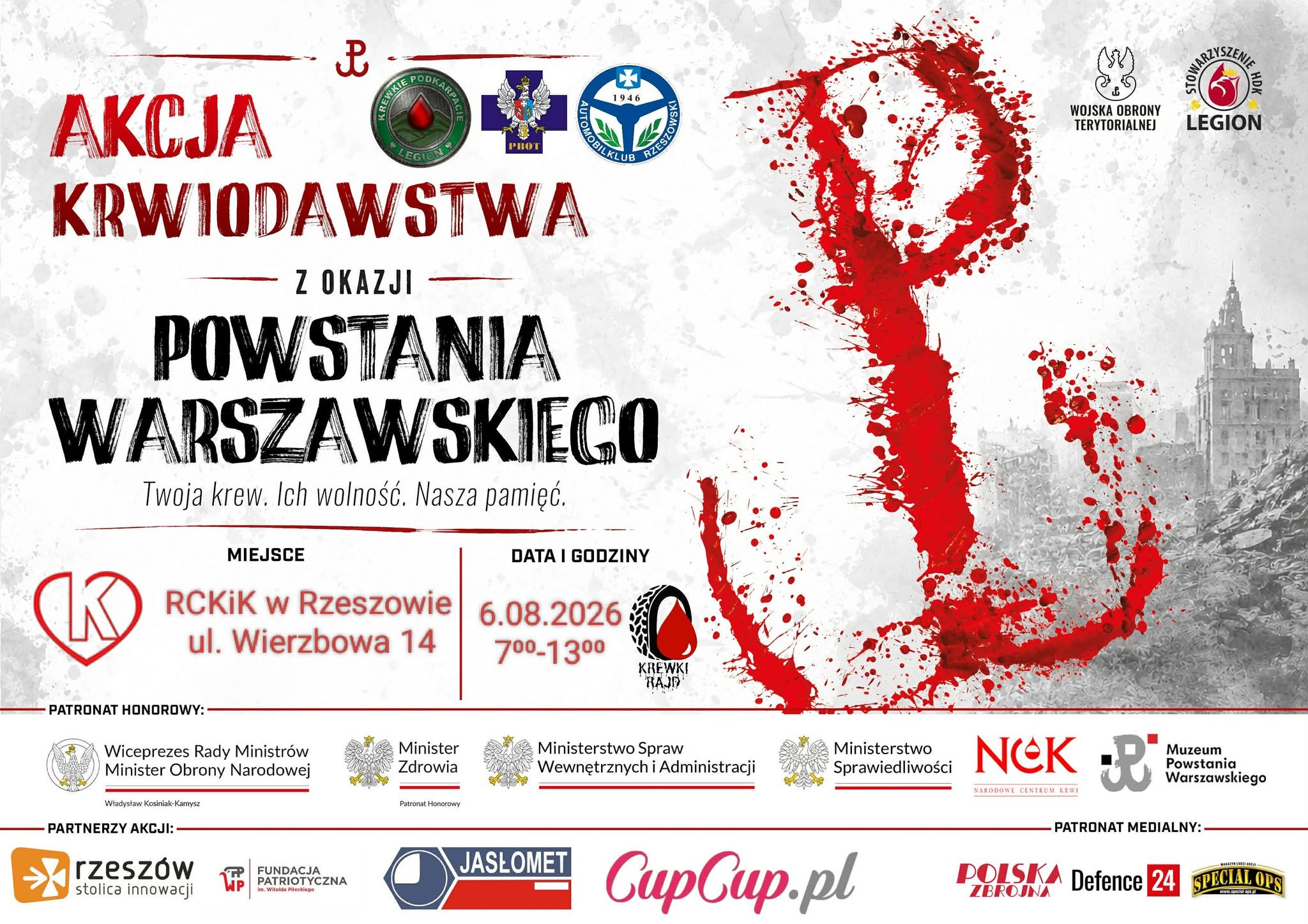 Terytorialsi włączyli się w „Krewki Rajd 2026”