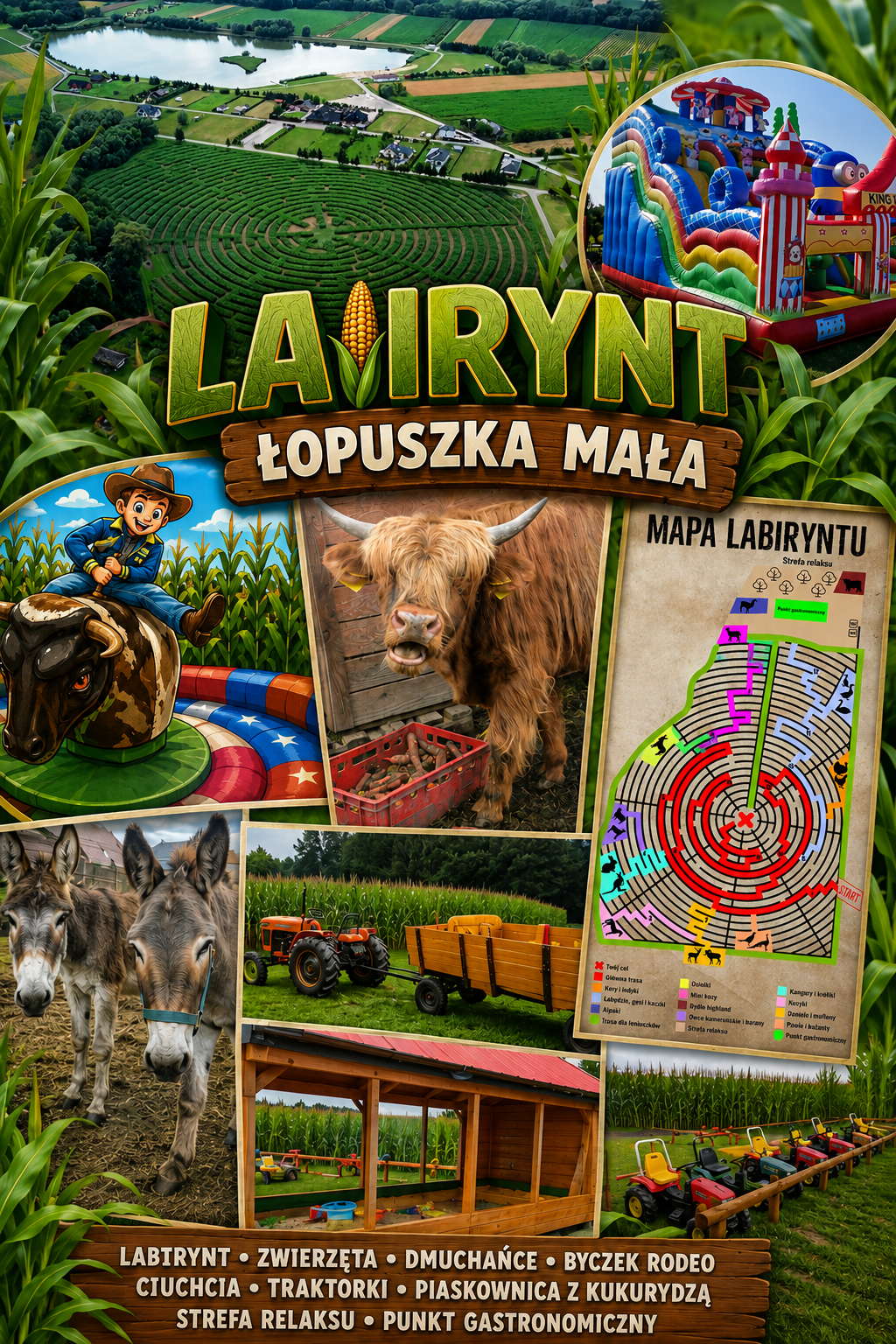 Labirynt Łopuszka Mała już otwarty! Przygoda dla całej rodziny czeka każdego dnia