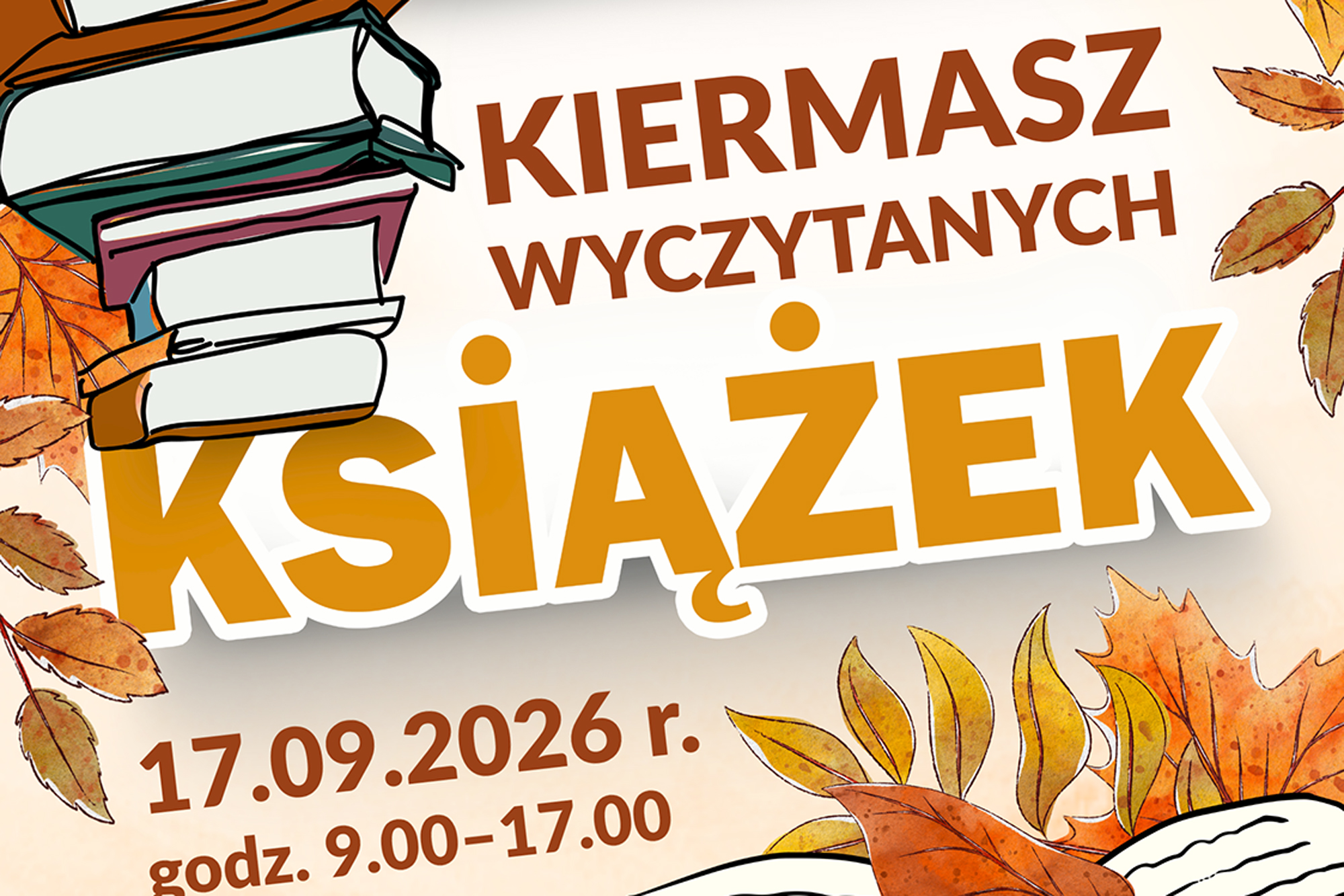 W czwartek Kiermasz Wyczytanych Książek. Ceny już od 2 zł!
