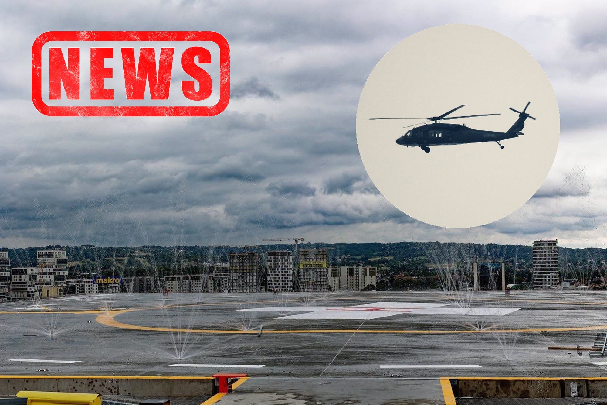 TO SIĘ CZYTA: Tu wyląduje choćby Black Hawk! Wielopoziomowy parking i unikatowe w skali kraju lądowisko przy szpitalu już gotowe