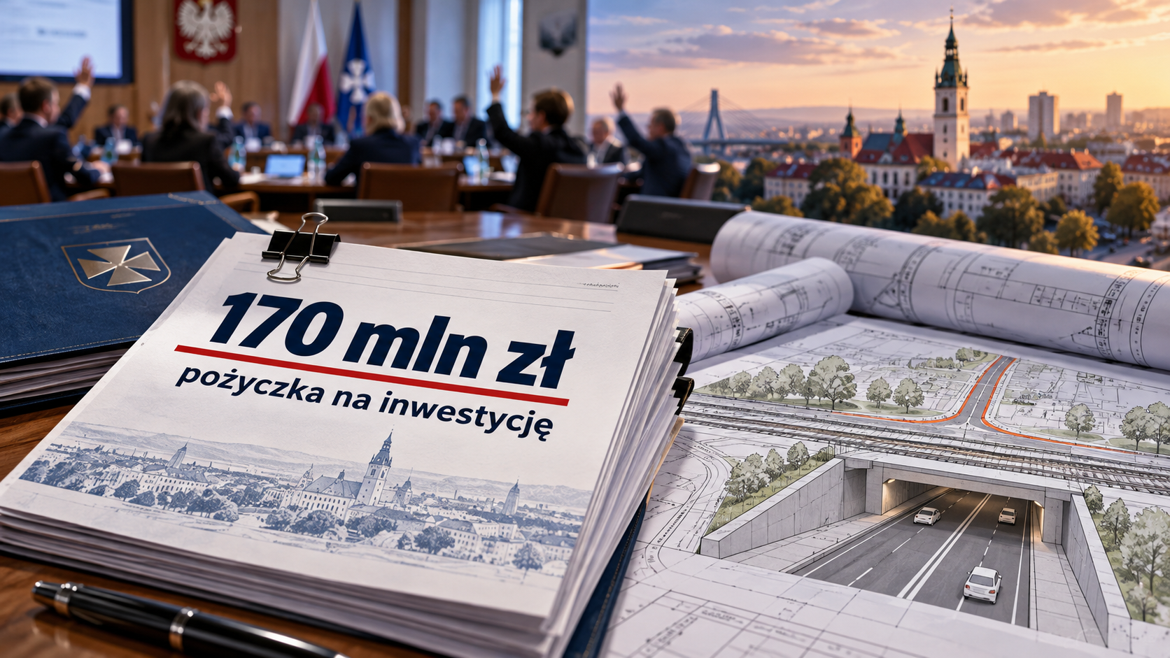 TO SIĘ CZYTA: Miasto chce wziąć 170 mln zł pożyczki na budowę tunelu pod torami w Rzeszowie