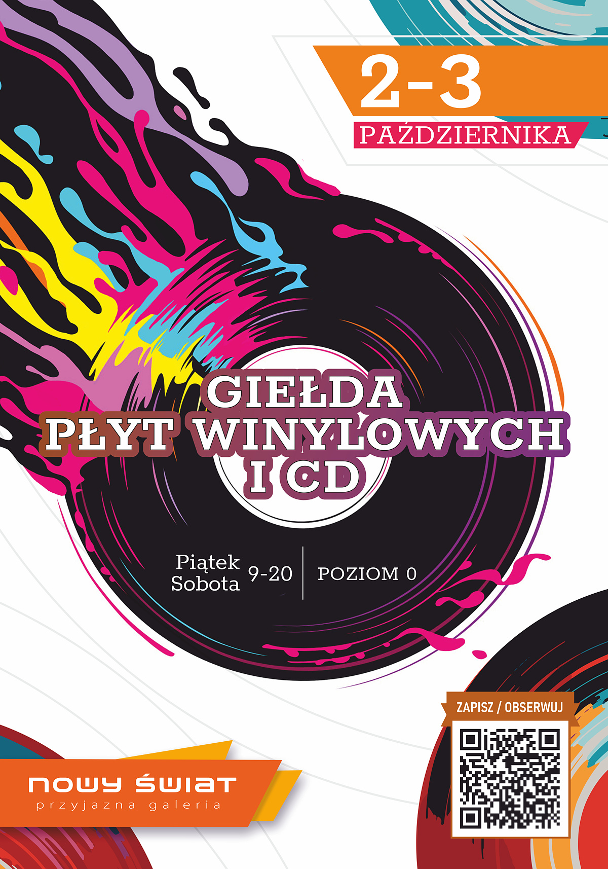 W ten weekend Giełda Płyt Winylowych i CD w Galerii Nowy Świat!